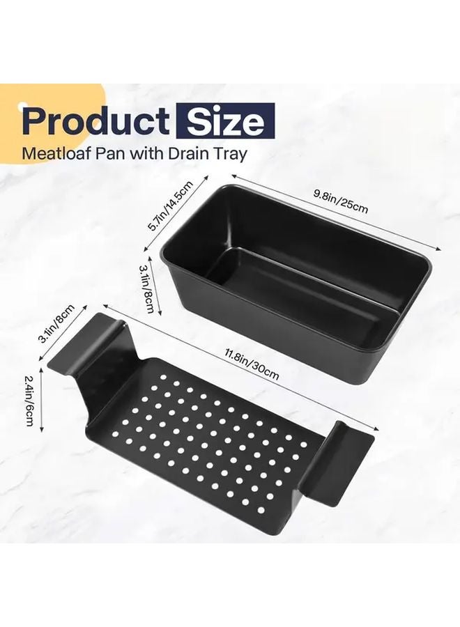 Carbon Steel Nonstick Baking Tray With Drip Pan Easy Clean Oven Safe - Image 3
